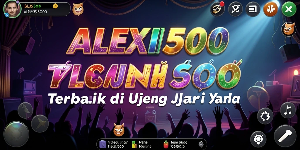 Tampilan gameplay ALEXIS500 yang menyenangkan dan interaktif.