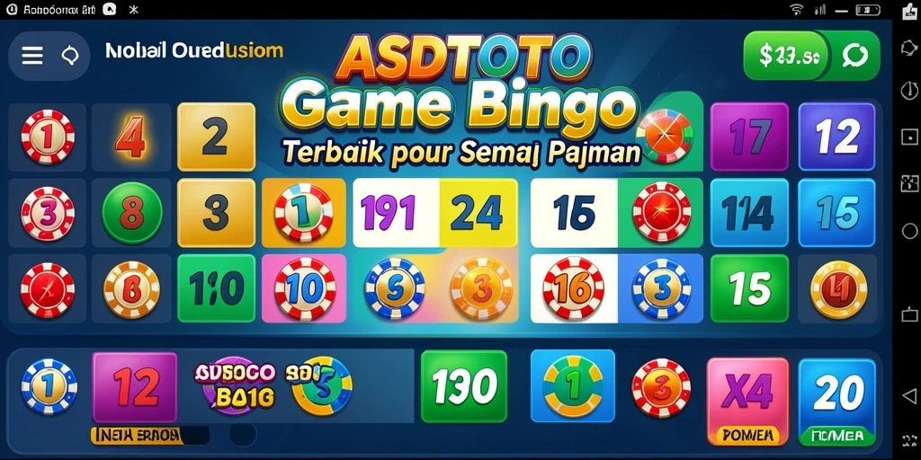 Tampilan gameplay ASDTOTO yang seru dan interaktif dalam permainan Bingo.