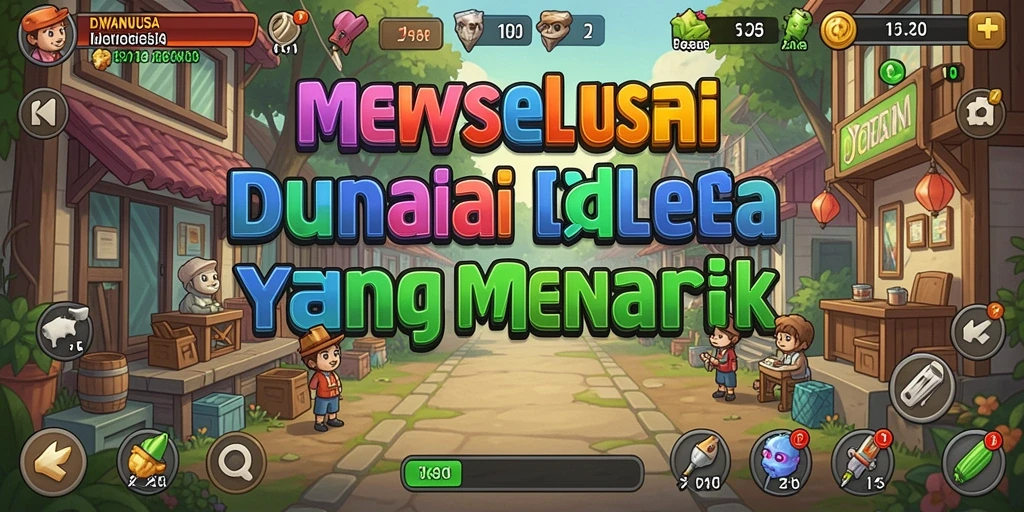 Tampilan gameplay DEWANUSA yang menawan dan santai.