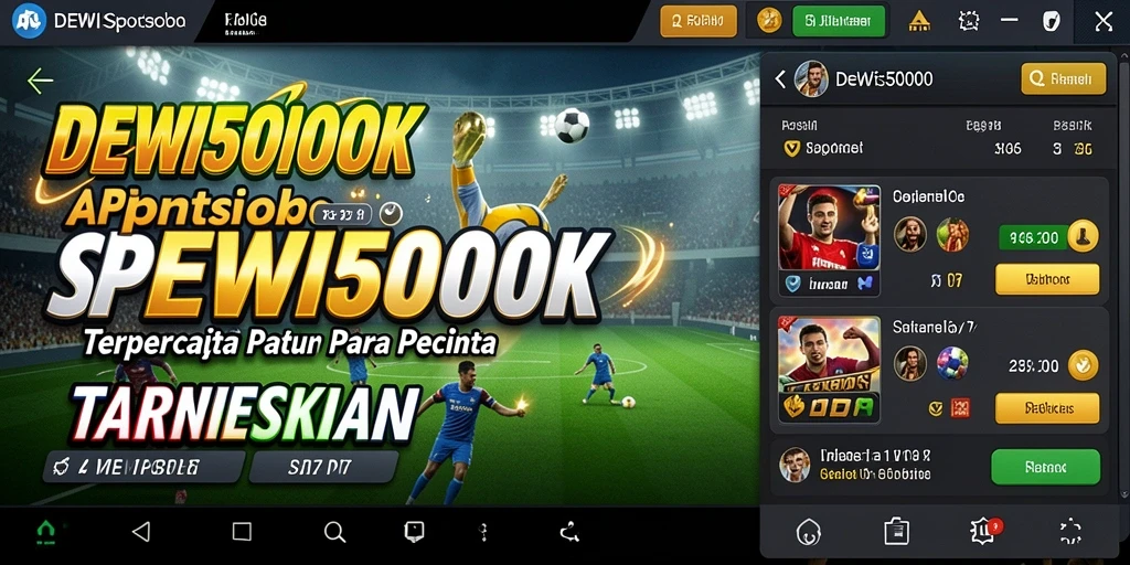 Tampilan menarik dari gameplay Sportsbook DEWI5000 yang memukau.