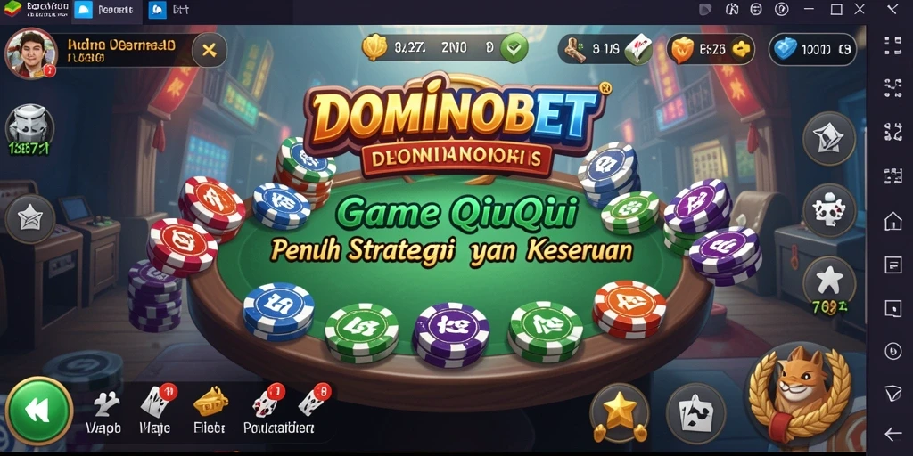 Tampilan gameplay DOMINOBET yang seru dan menantang