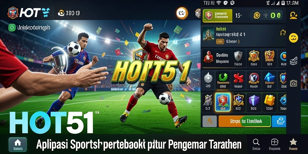 Tampilan utama HOT51 dengan elemen taruhan menarik dan interaktif.