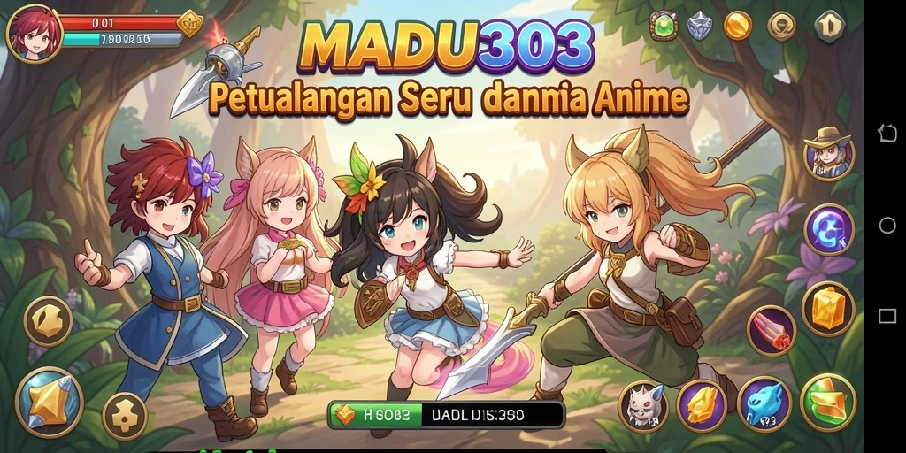 Tampilkan aksi seru dalam permainan Anime MADU303.