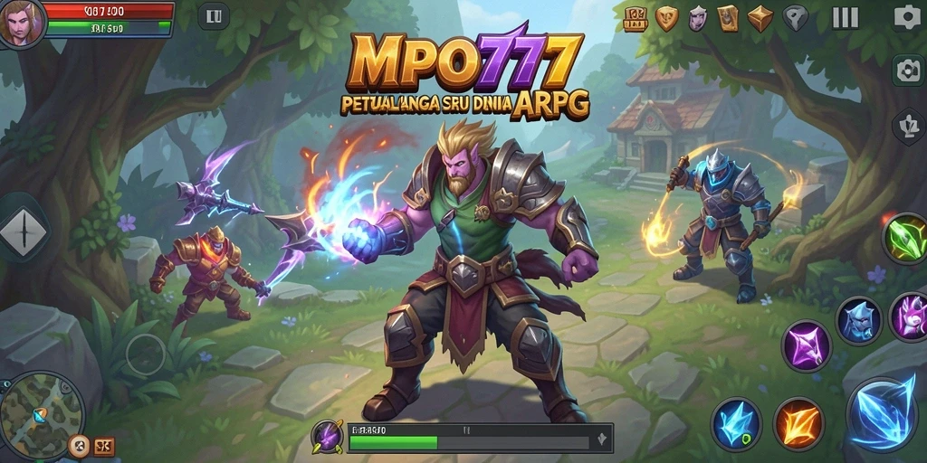Screenshot MPO777 menampilkan aksi pertarungan yang seru dan karakter yang epik.