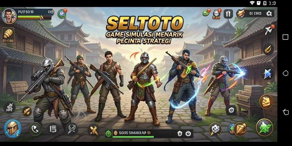 Tangkapan layar menunjukkan gameplay yang menarik dan interaktif di SELTOTO.